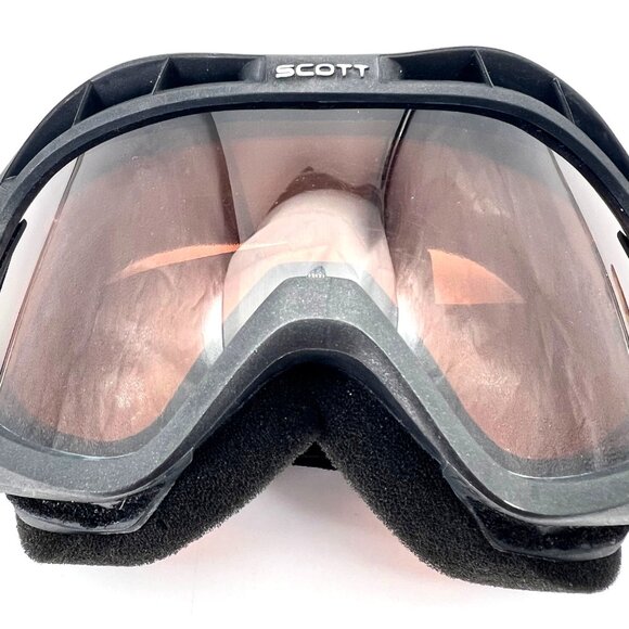 Scott Adult Ski Snowboard Goggles Black Frame Amber Lens Adjustable Strap - Picture 12 of 15